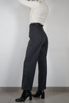 Superbe Pantalon Tailleur Vintage Gris ardoise - Neuf - T. 34