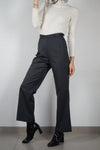 Superbe Pantalon Tailleur Vintage Gris ardoise - Neuf - T. 34