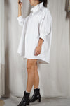 La Robe Collerette Blanche texturée - Pièce unique faut le voir porté © - T. 38 à 44 (lire description)