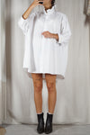 La Robe Collerette Blanche texturée - Pièce unique faut le voir porté © - T. 38 à 44 (lire description)