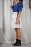 La Robe Polo Bleu Barbeau à Rayures - Pièce unique faut le voir porté © - Coton - T. 38 à petit 42 - 1m72/73 max recommandé
