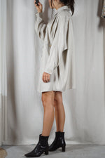 Magnifique Robe Chemise ou Tunique Vintage sable - T. 36 à 46