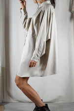 Magnifique Robe Chemise ou Tunique Vintage sable - T. 36 à 46