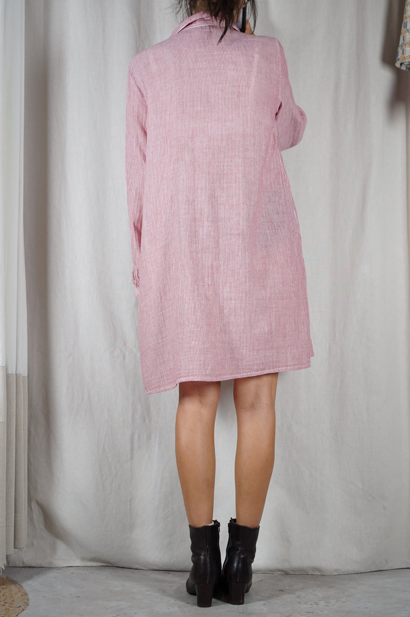 Superbe Robe rayée en coton - T. 40 & 42