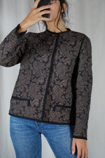 Superbe Veste Vintage finement matelassée - T. 36 & 38