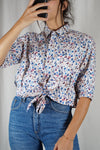 La Chemise à motifs à nouer - Coton - Pièce unique faut le voir porté © - T. 36 & 38