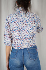 La Chemise à motifs à nouer - Coton - Pièce unique faut le voir porté © - T. 36 & 38