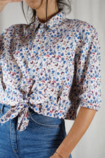 La Chemise à motifs à nouer - Coton - Pièce unique faut le voir porté © - T. 36 & 38