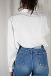 Superbe Chemise Vintage dentelle - T. 38 & 40