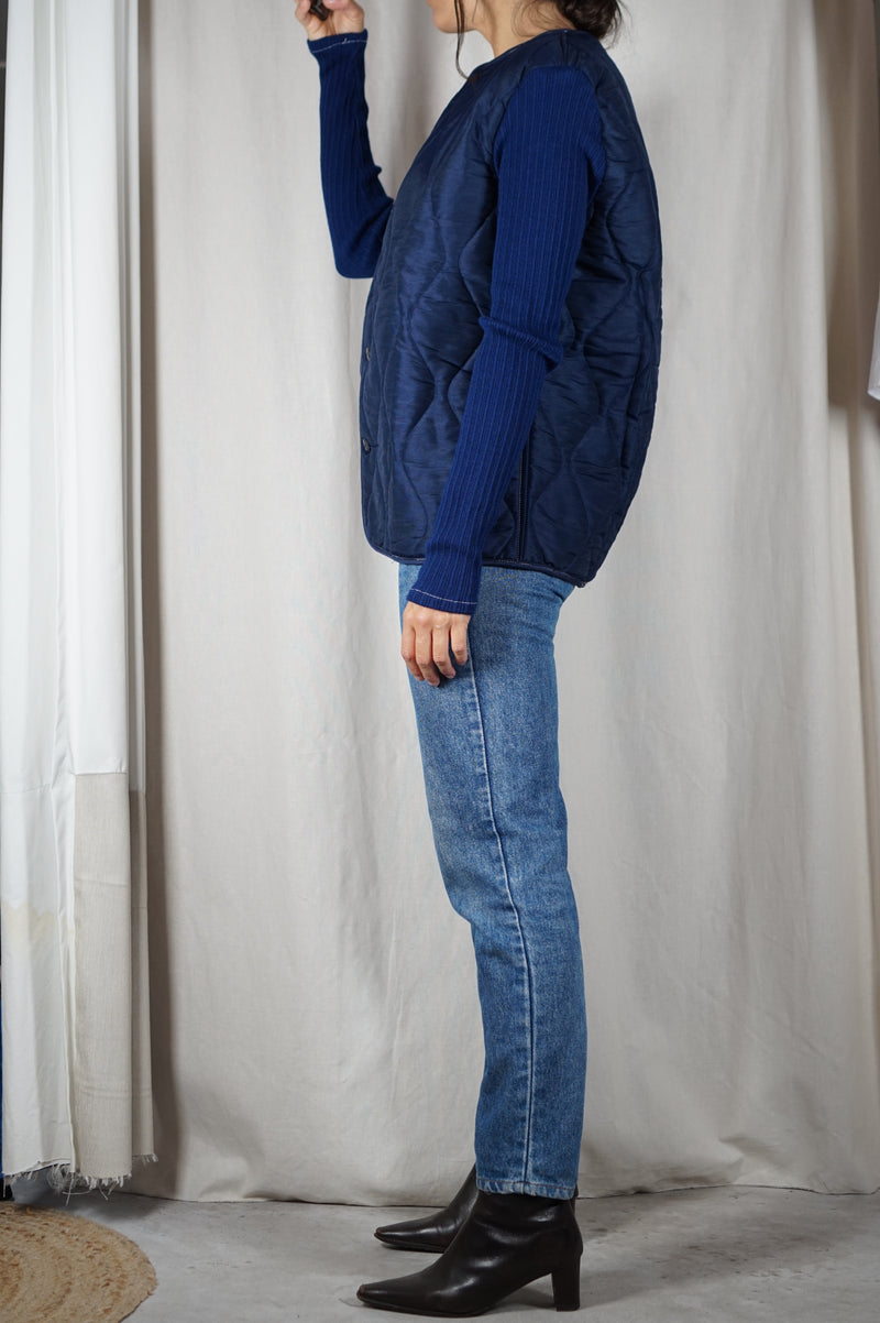 Superbe Veste Vintage matelassée - T. 38 à grand 40