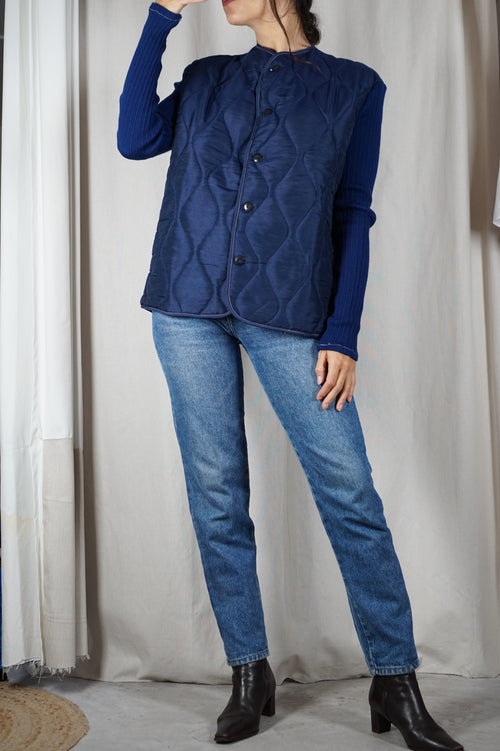 Superbe Veste Vintage matelassée - T. 38 à grand 40