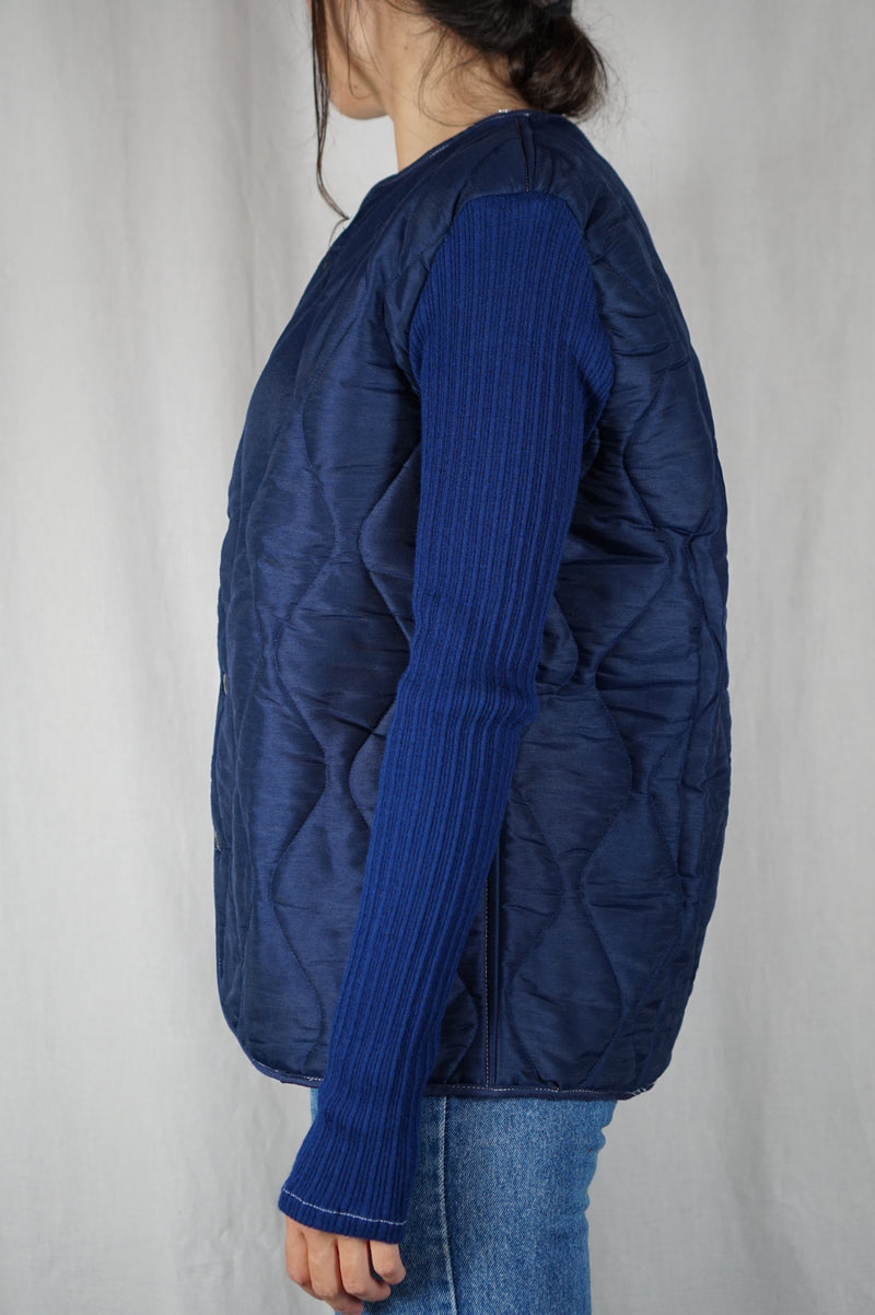 Superbe Veste Vintage matelassée - T. 38 à grand 40