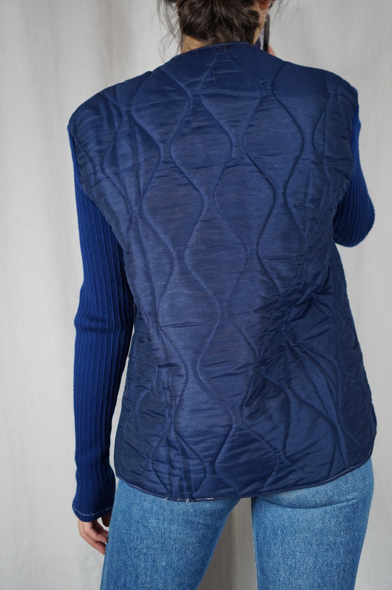 Superbe Veste Vintage matelassée - T. 38 à grand 40