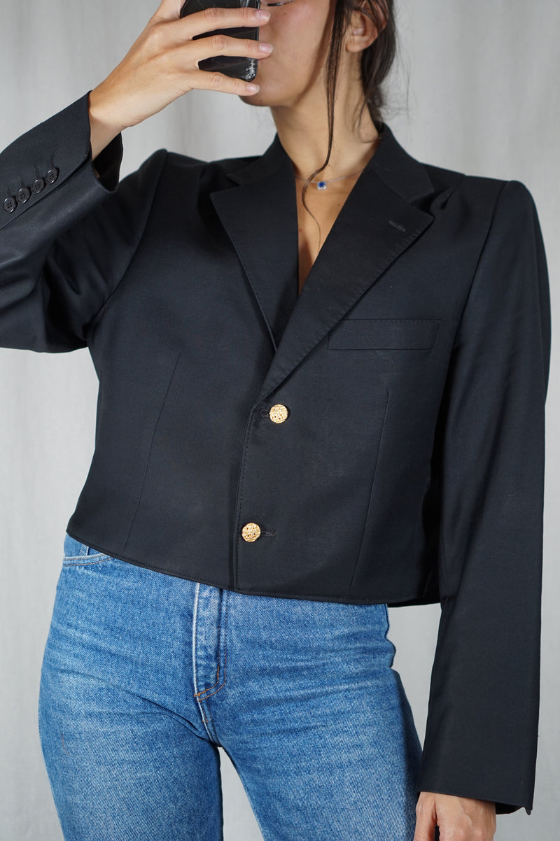 La Veste à Noeud Noire - Laine - Pièce unique faut le voir porté © - T. 38 & 40