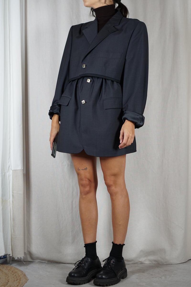 L'Ensemble Anthracite en Laine & Cachemire - Pièce Unique faut le voir porté - T. 40 & 42 - 1m65 max reco