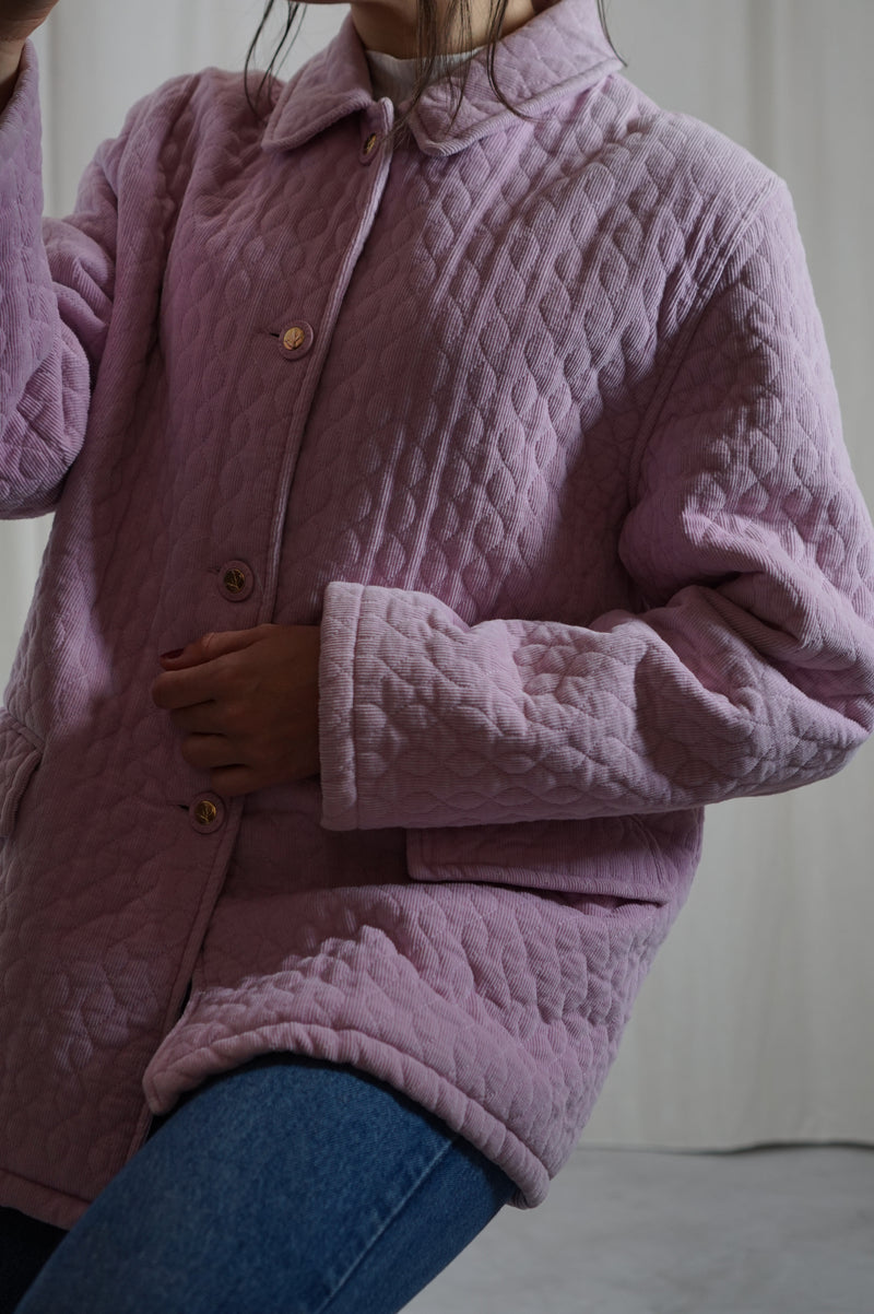 Magnifique Manteau/Veste Vintage en velours matelassé  🇫🇷 - T. 36 à petit 40