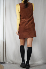 Superbe Robe Vintage en velours côtelé - T. 34 & 36