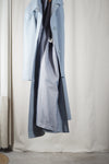 Superbe Trench Vintage bleu givré - T. 38 & 40 - idéal grandes!