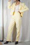 Magnifique Ensemble Tailleur Marguerites upcyclé - Pièce Unique - T. 40