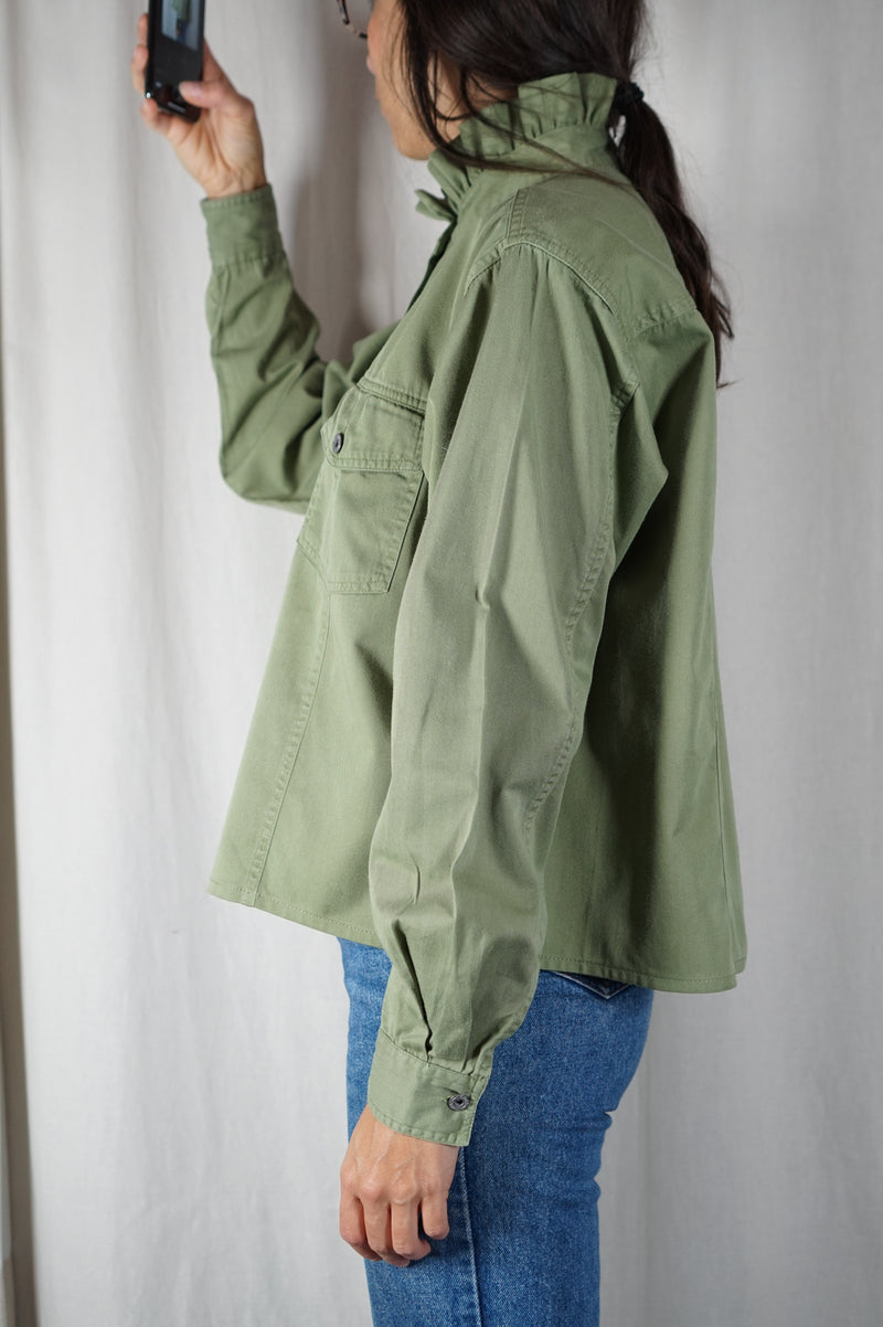 La Chemise Epaisse à Collerette - Coton - Pièce unique faut le voir porté © - T. 36 à 40