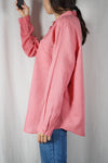 Superbe Chemise couleur corail - Lin - T. 42 à 48