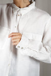 Superbe Chemise Blanche en pur lin - T. 42 à 46/48