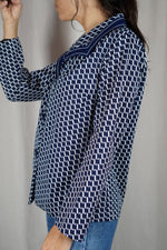 Magnifique Chemise/Veste légère Vintage couturière - Pièce Unique - T. 40 & 42