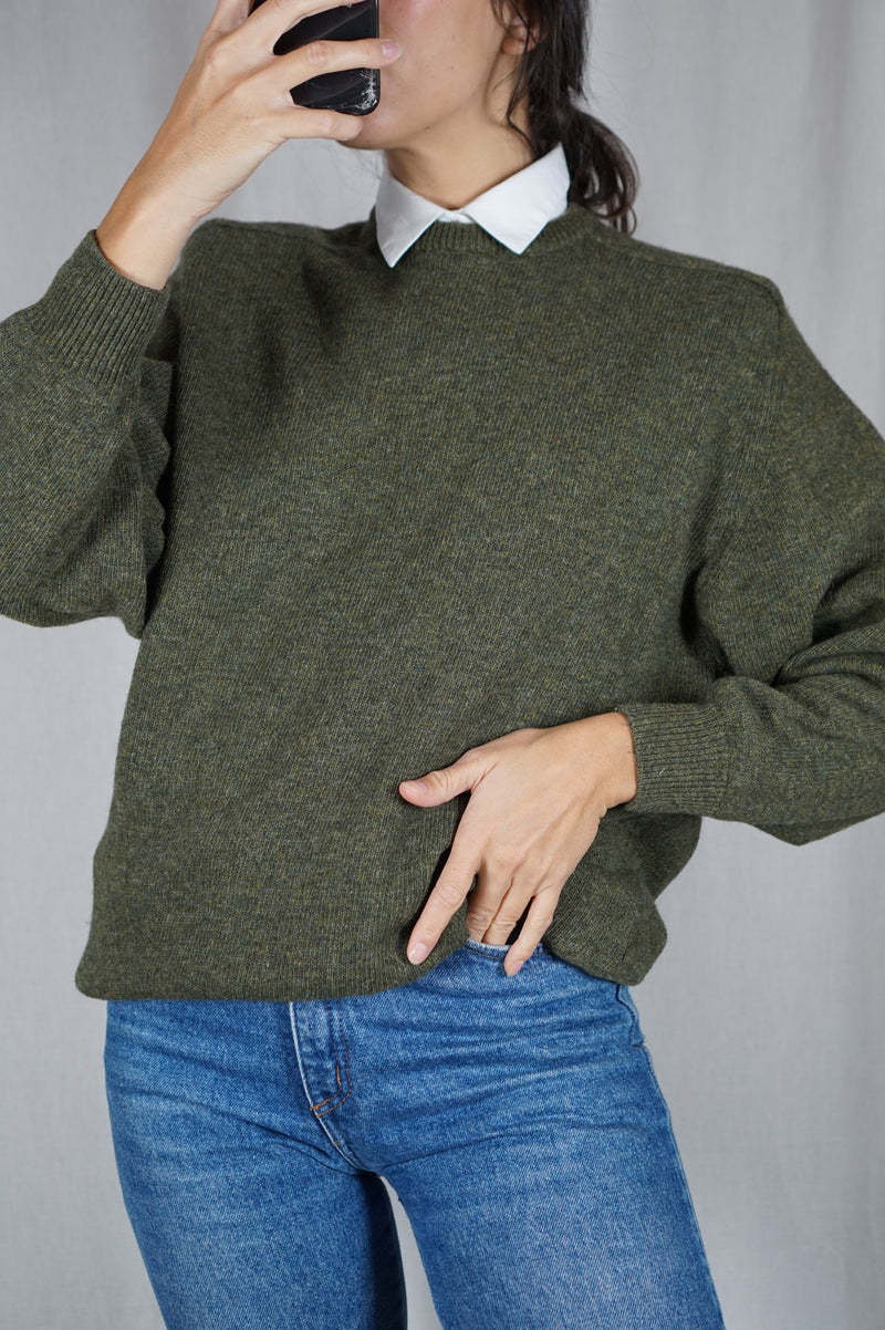 Superbe Pull Vintage en Laine d'agneau - Chaud - T. 38 à 42