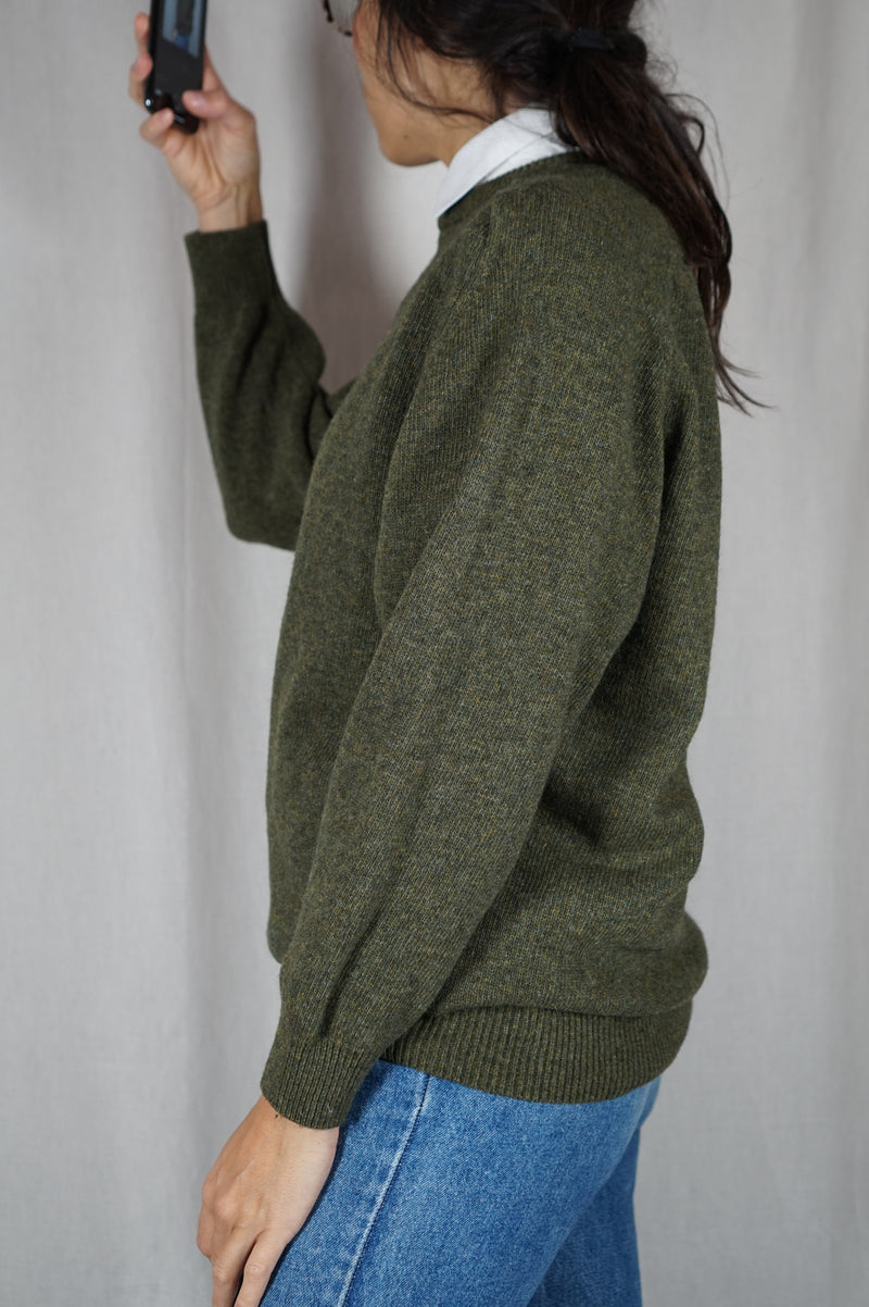 Superbe Pull Vintage en Laine d'agneau - Chaud - T. 38 à 42