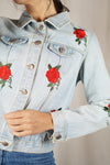 Superbe Veste en Jean brodée - T. 34 & 36