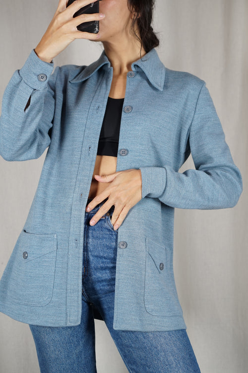 Superbe Veste années 70 - Col pelle à tarte - T. 36 & 38