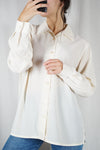 Superbe Chemise Vintage crème - T. 40 & 42