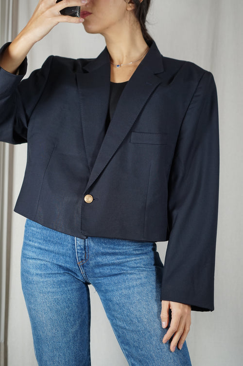 La Veste à Noeud Noire - Laine - Pièce unique faut le voir porté © - T. 42 & 44