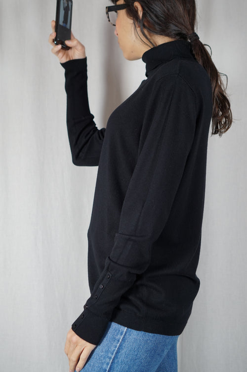 Adorable Maille noire fine - T. grand 42 à 46