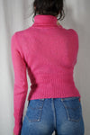 Superbe Pull Vintage Sisley en Mohair - T. 34 & 36