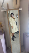 Incroyable Trench Vintage en coton épais mélangé - RARE! - T. 34 & 36