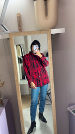 Superbe Chemise Vintage peau-de-pêche - T. grand 38 à 42