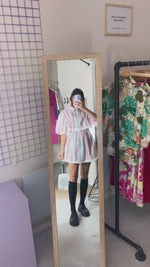 L'Ensemble Chemise Rayé - Pièce unique faut le voir porté © - Coton & Dentelle - T. grand 36 à petit 40 - Max recommandé 1m68/69