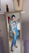 Superbe Chemise Vintage imprimée - T. 38 à 42