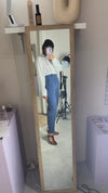 Superbe pantalon Vintage bleu barbeau - Peau-de-pêche & Lin - T. 36