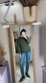 Superbe Pull Vintage en Laine d'agneau - Chaud - T. 38 à 42