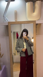 Superbe Veste Vintage en laine vierge - T.38 & petit 40