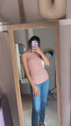 Adorable Top Vintage en crochet - T. 32 à petit 36