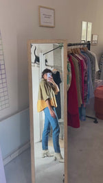 La Chemise Sorbet Kaki & Ocre - Coton - Pièce unique faut le voir porté © - T. 40 à 44