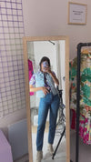 Belle Veste Vintage sans manches en Jean - T.34 & 36