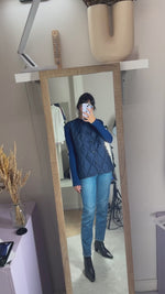 Superbe Veste Vintage matelassée - T. 38 à grand 40