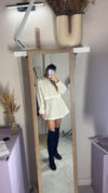 L'Ensemble Chemise Sable Rayé - Pièce unique faut le voir porté © - Coton & Broderie anglaise - T. 38 & 40