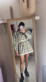 L'Ensemble Chemise imprimé - Pièce unique faut le voir porté © - Coton & Broderie anglaise - T. 36 à petit 40 - Max recommandé 1m62/63