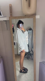 L'Ensemble Chemise Blanc - Pièce unique faut le voir porté © - Coton & Broderie anglaise - T. 38 à 42 (lire descr)