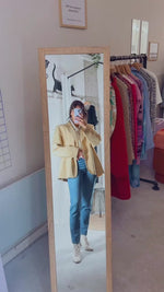 Superbe Veste Vintage couleur sable - T. 44/46